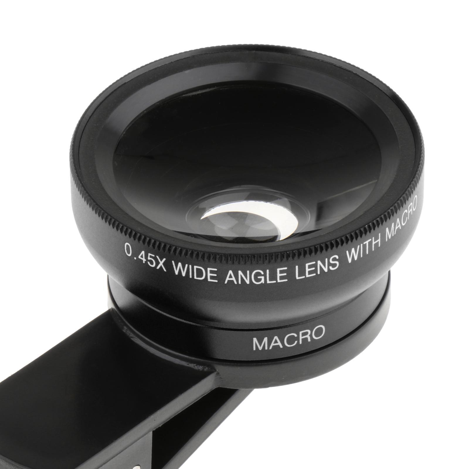 Upgraded Cell Phone Camera Lens Kit for Smartphones Lens Wide Angle Lens Carry