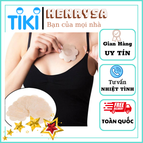 Combo 10 miếng dán ngực giấy dùng 1 lần mềm mại tiện dụng - Henrysa