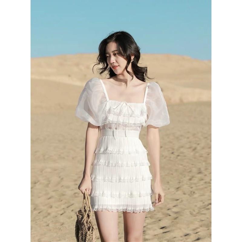 Váy Maxi Đi Biển Hở Lưng