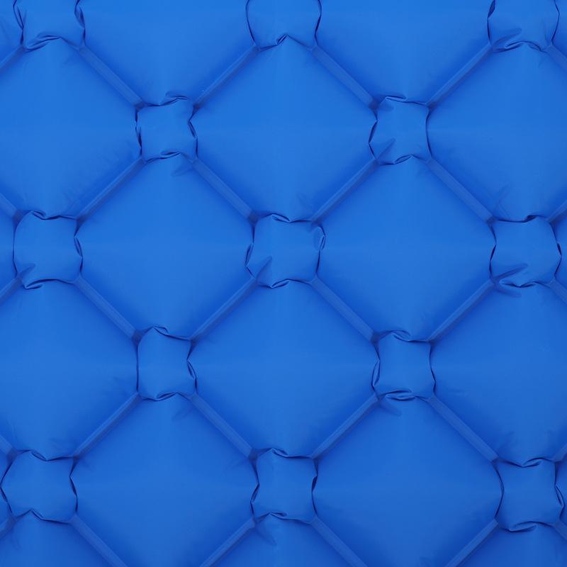 Nệm cắm trại, thảm ngủ với gối cắm trại thiếu siêu âm để cắm trại, du lịch, đi bộ đường dài, màu xanh