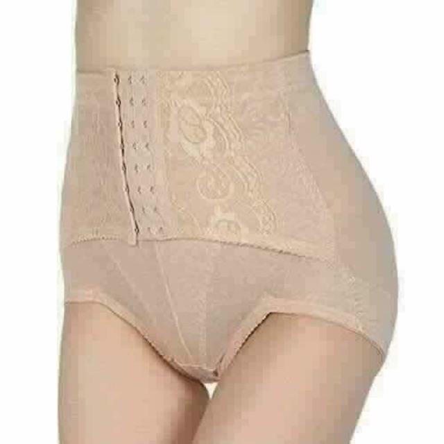 Quần gen bụng móc gài cạp thấp