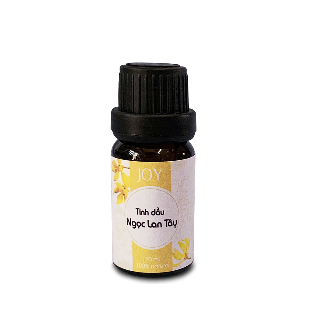 Tinh Dầu Ylang Ngọc Lan Tây Nguyên Chất Joy 10ml Xông Phòng - Thư Giãn Dễ Chịu - Kháng Khuẩn - Khử Mùi Hôi - Giảm Say Tàu Xe