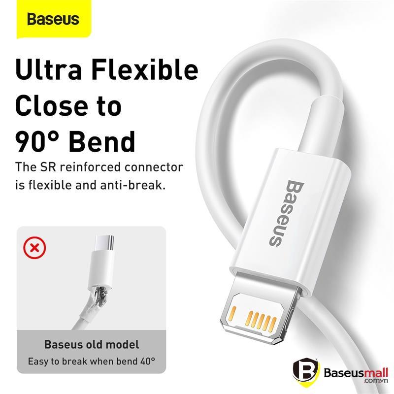 Cáp sạc Baseus Superior Series Fast Charging Data Cable cho 7/8/X/12/13 Series