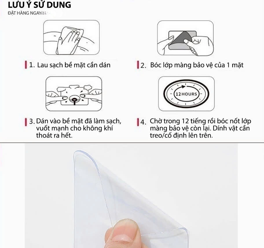 COMBO 10 MIẾNG Băng Keo 2 mặt dán siêu dính, siêu chắc, dùng dán đế Camera hành trình, dùng trong sinh hoạt gia đình 6x6cm