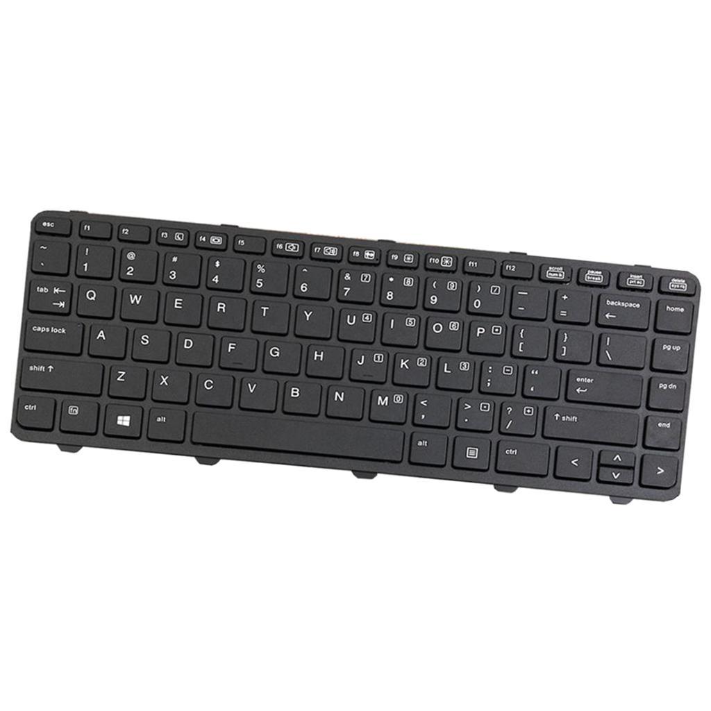 US Keyboard with Frame for HP ProBook 440 G0 440 G1 445 G1 PK1315D1A0 Laptop
