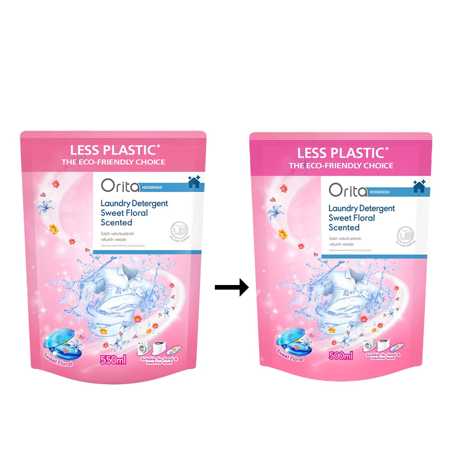 Nước Giặt Orita Hương Hoa Ngọt Ngào Laundry Detergent Sweet Floral 500ml