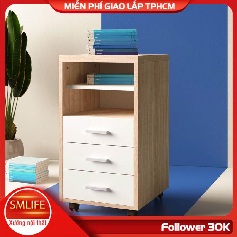 Tủ để tài liệu gỗ công nghiệp MDF chắc chắn SMLIFE Fidel