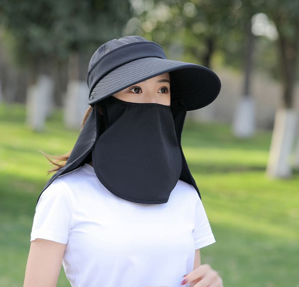 Mũ khẩu trang chống nắng chống tia cực tím cao cấp