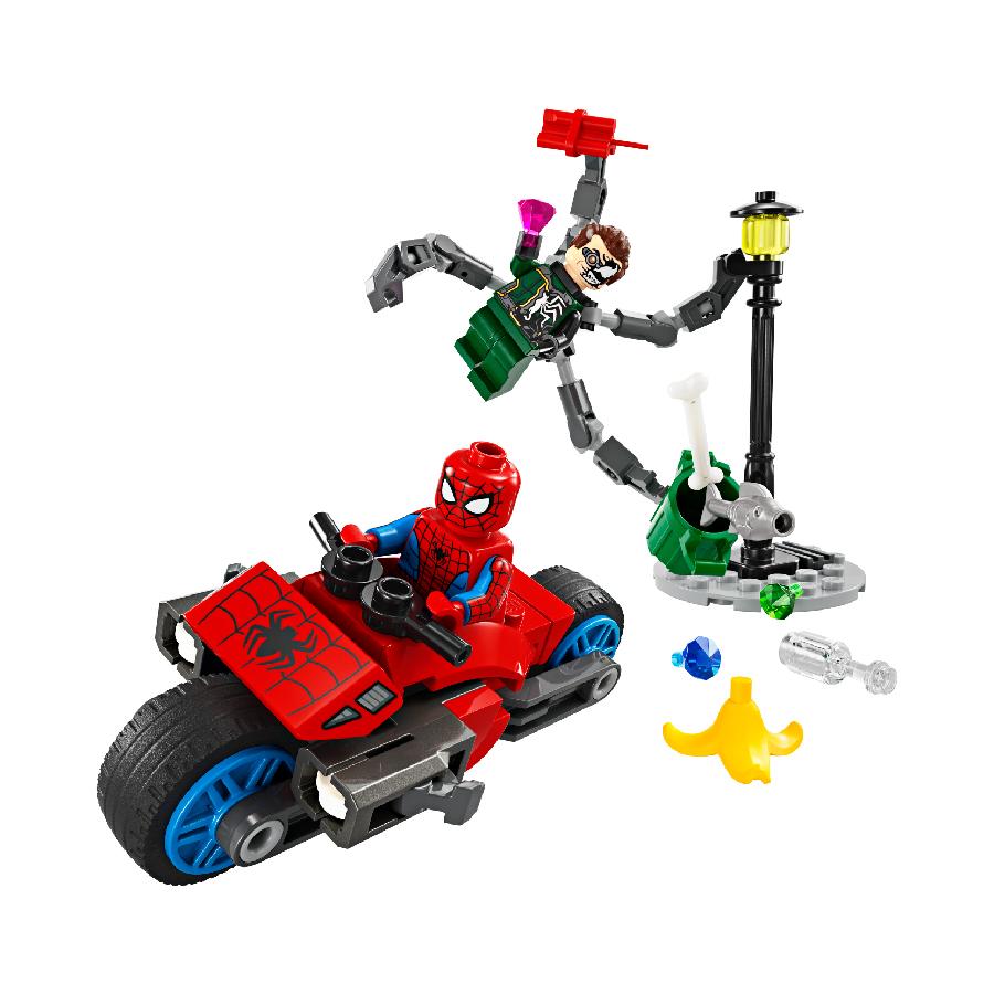 Đồ Chơi Lắp Ráp Người Nhện Đối Đầu Tiến Sĩ Ock LEGO SUPERHEROES 76275 (77 chi tiết)