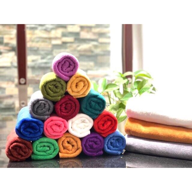 Khăn Gội & Khăn Mặt Sợi Microfiber siêu thấm hút chuyên dùng cho Spa, Salon tóc