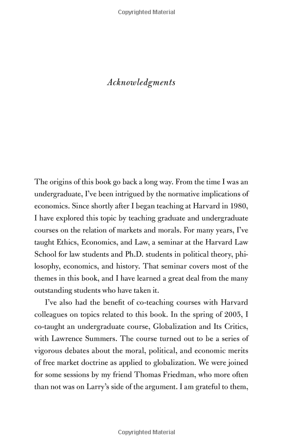 What Money Can't Buy