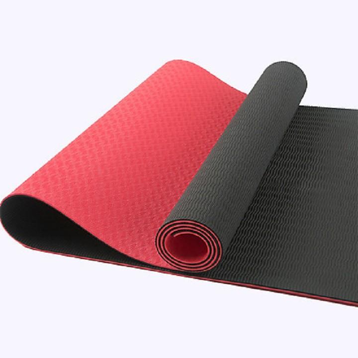 Thảm Tập Yoga - Thảm tập TPE- Thảm yoga dầy 8 mm