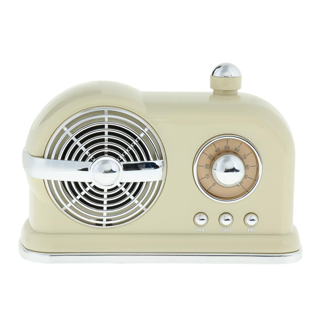 Retro Wireless Bluetooth Speaker Portable Outdoor Stereo Speaker 1pcs