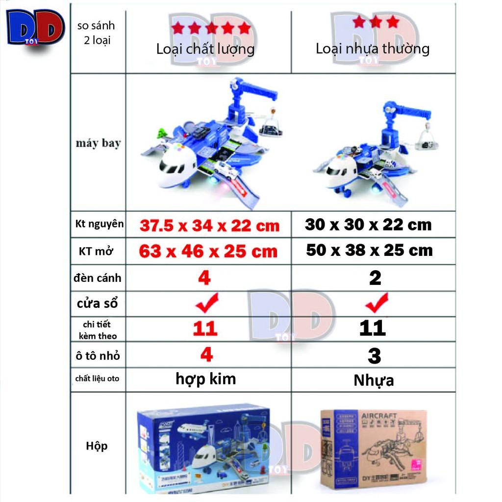 Đồ chơi máy bay trẻ em cỡ lớn, bé trai, bé gái biến dạng đa chức năng, quán tính, xếp hình