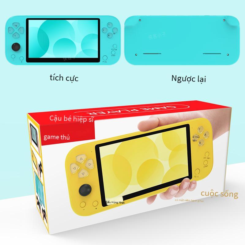 Giao Hàng Nhanh X20 Kép Không Dây Psp3000 Máy Chơi Game Cầm Tay Màn Hình Lớn 5.1 Inch Điều Khiển Từ Xa Cho Trẻ Em Cần Arcade gba Retro Fc