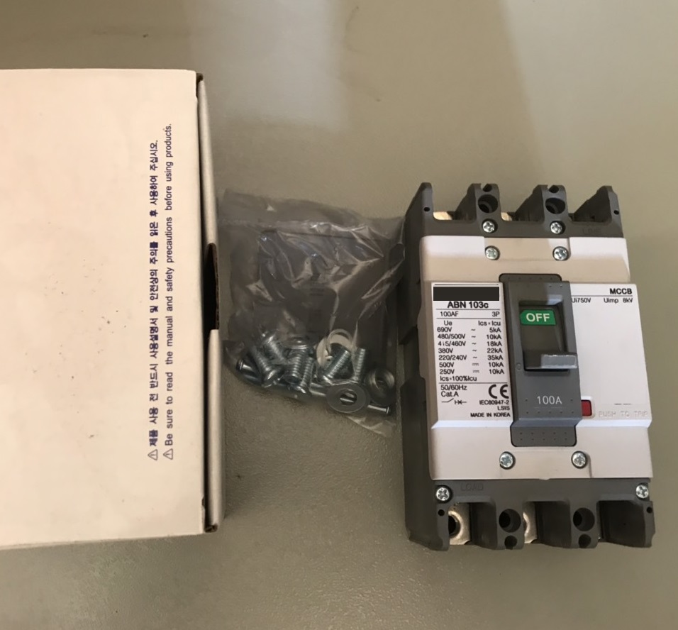 Aptomat ABN 103C 3P 100A - aptomat mccb 3p 100A