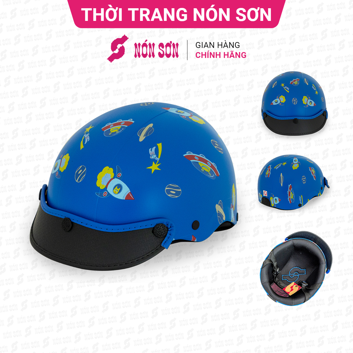 Mũ bảo hiểm trẻ em NÓN SƠN chính hãng APE-XH532