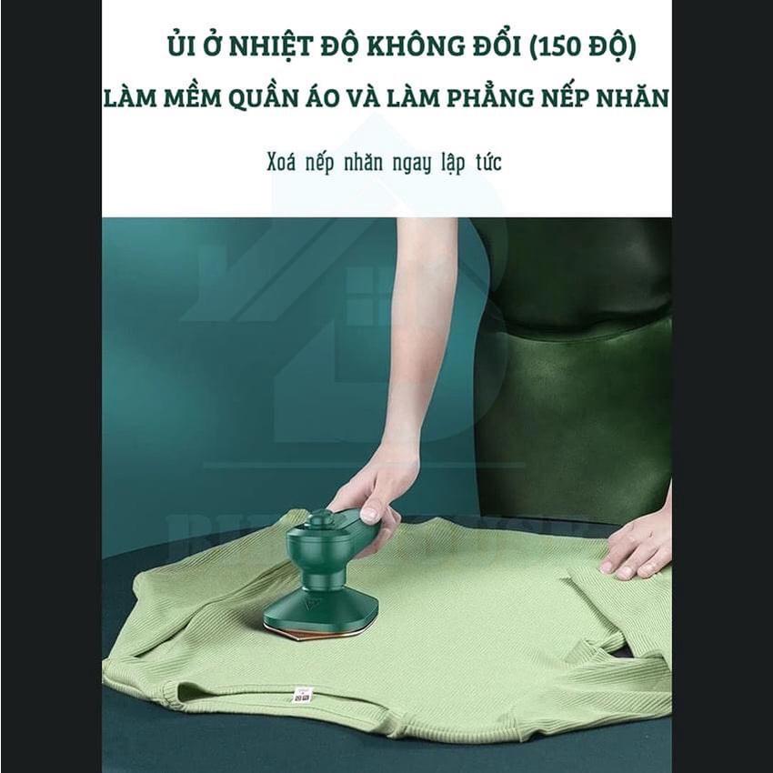 Bàn Là Hơi Nước Cầm Tay MiNi Xanh Đẹp Tiện Dụng- Hàng Chất Lượng KST