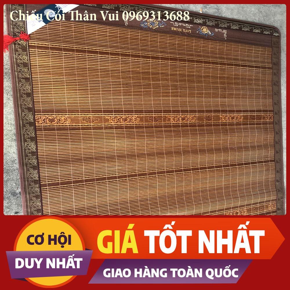 Chiếu Gỗ Sịn nan gỗ bóng mịn (hàng cao cấp)