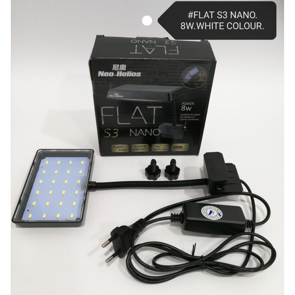 Đèn Led FLAT S3 Nano RGB -cho bể thủy sinh, Đèn LED kẹp RGB - phụ kiện thủy sinh-đèn cho hồ cá cảnh -shopleo
