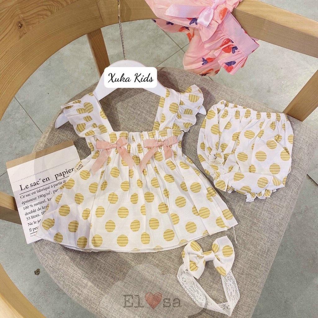 Bộ set 2 dây tặng kèm tuban cho bé gái 8-20kg