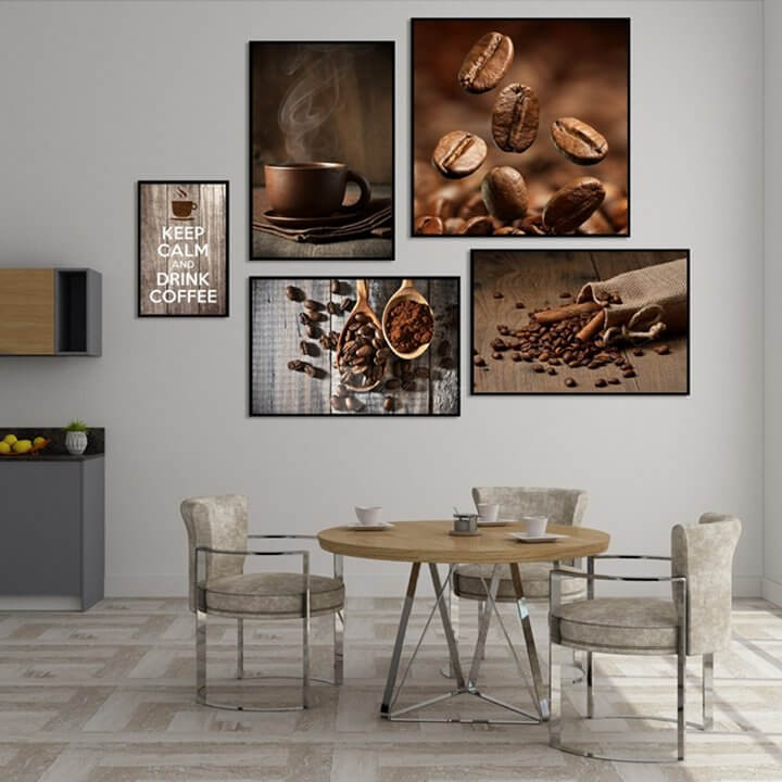 TRANH CÀ PHÊ - TRANH TREO QUÁN CÀ PHÊ - TRANH CANVAS - TRANH TREO TƯỜNG TARNG TRÍ QUÁN(TẶNG KÈM ĐINH 3 CHÂN