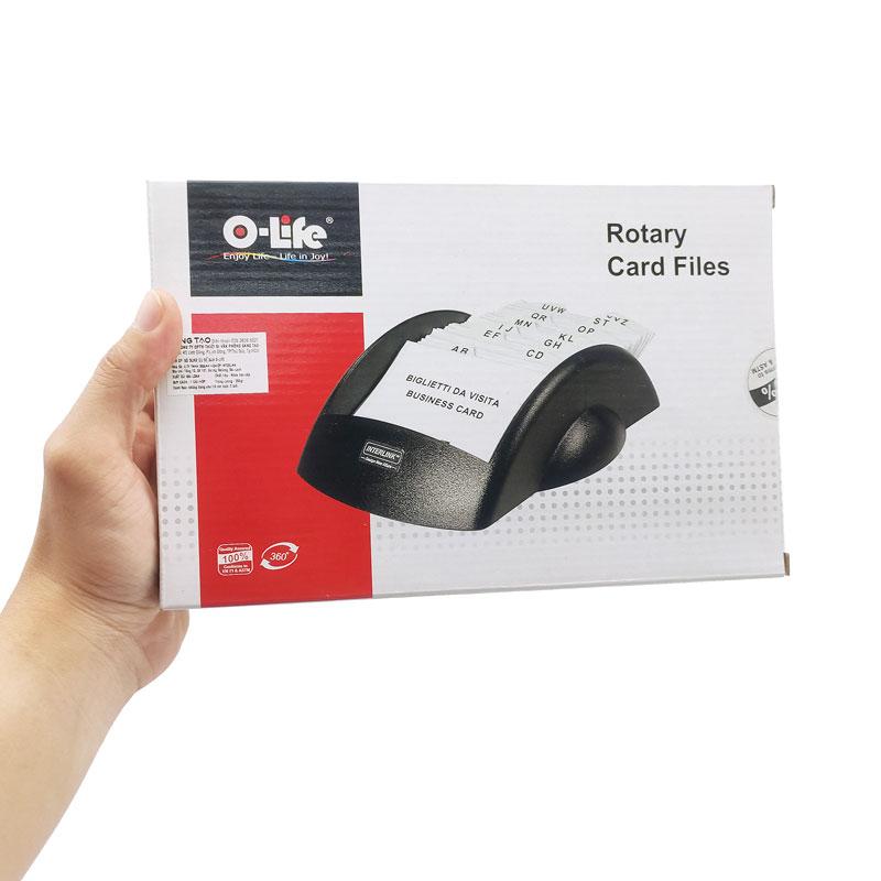 Hộp Đựng Namecard Đế Xoay - Olife S-810