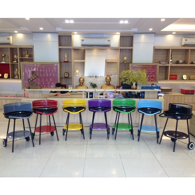 Bếp nướng than hoa ngoài trời CK602 Giao mầu ngẫu nhiên