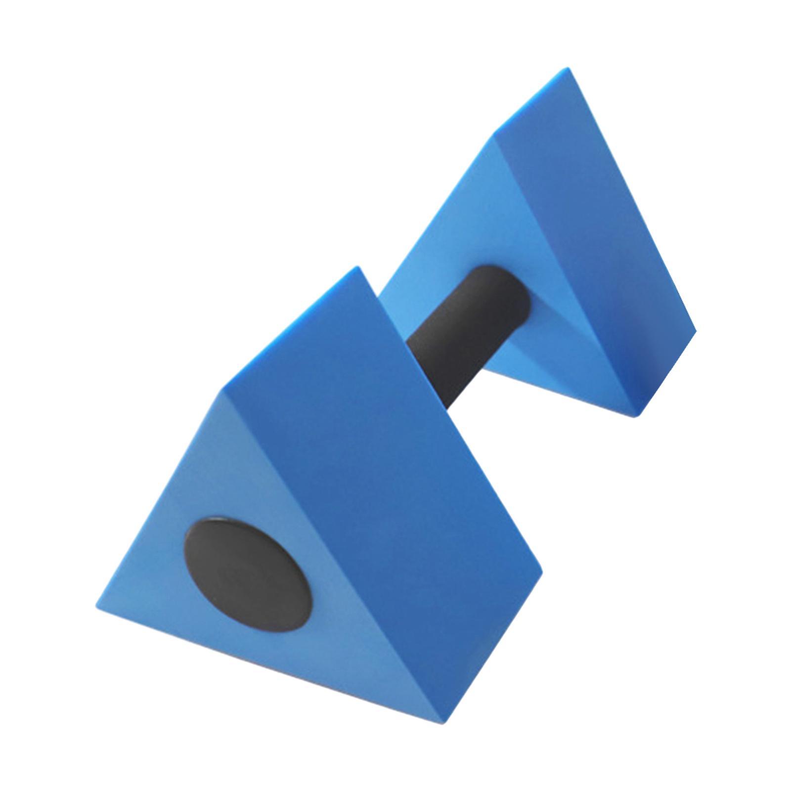 Aquatic Dumbbell Triangle Water Dumbbells EVA Aquatic Exercise Dumbbells High Buoyancy Swimming Barbell Hand Bar for Water Aerobics Workouts