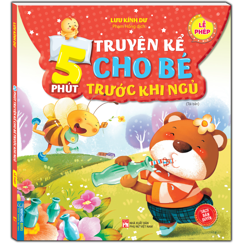 5 Phút Truyện Kể Cho Bé Trước Khi Ngủ - Lễ Phép (Sách Bản Quyền) - Tái Bản