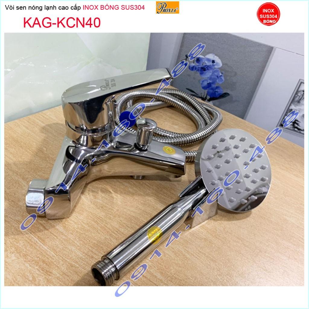 Vòi sen nóng lạnh inox bóng gương trọn bộ bòi sen tắm nóng lạnh nước mạnh sử dụng tốt