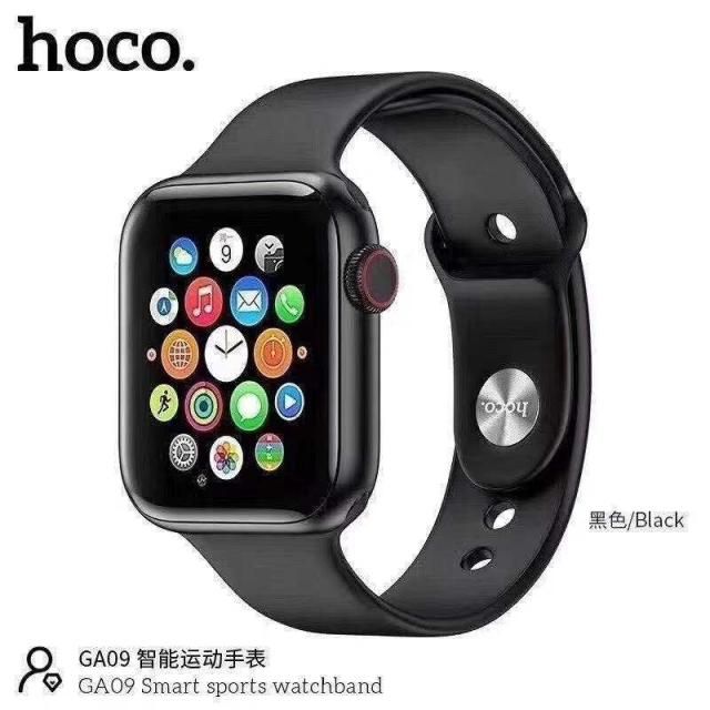 Đồng Hồ Thông Minh Hoco GA09 Bluetooth Chống Nước, Cảm Ứng, Pin Trâu Sử Dụng 2-3 Ngày, Đa Ngôn Ngữ, Hỗ Trợ Nghe Gọi Trực Tiếp, Theo Dõi Sức Khỏe, Thể Thao... Hàng Nhập Khẩu