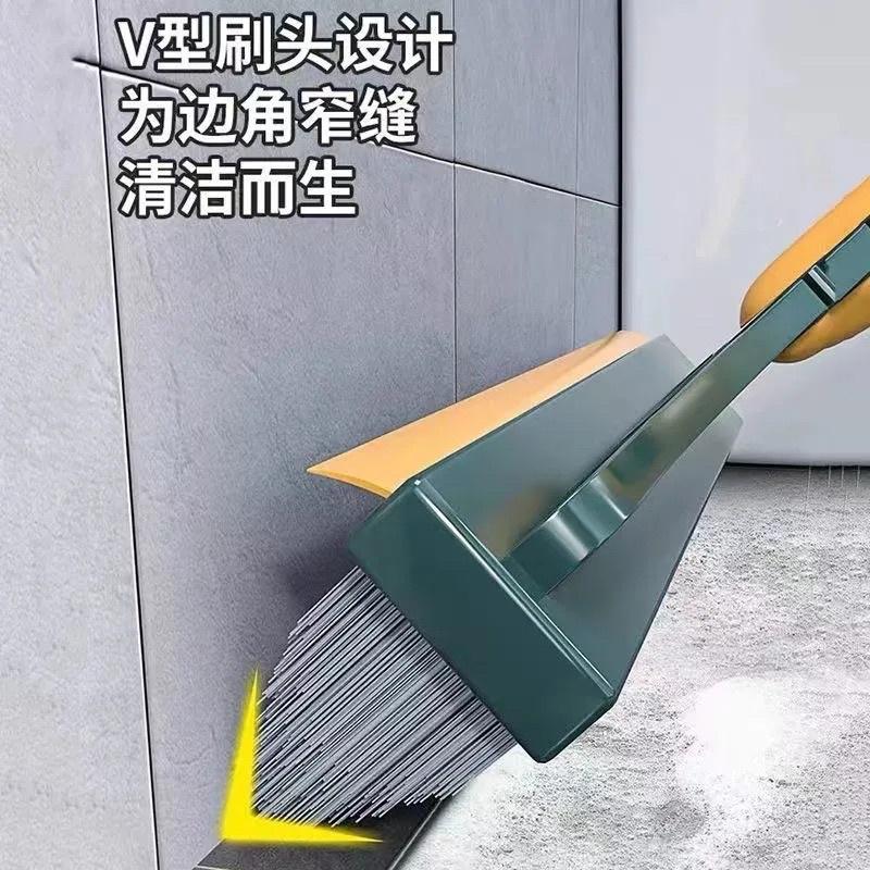 Chổi chà sàn nhà tắm thông minh 2in1 tích hợp cây gạt nước sàn nhà vệ sinh và lau kính - Chổi lau sàn đa năng