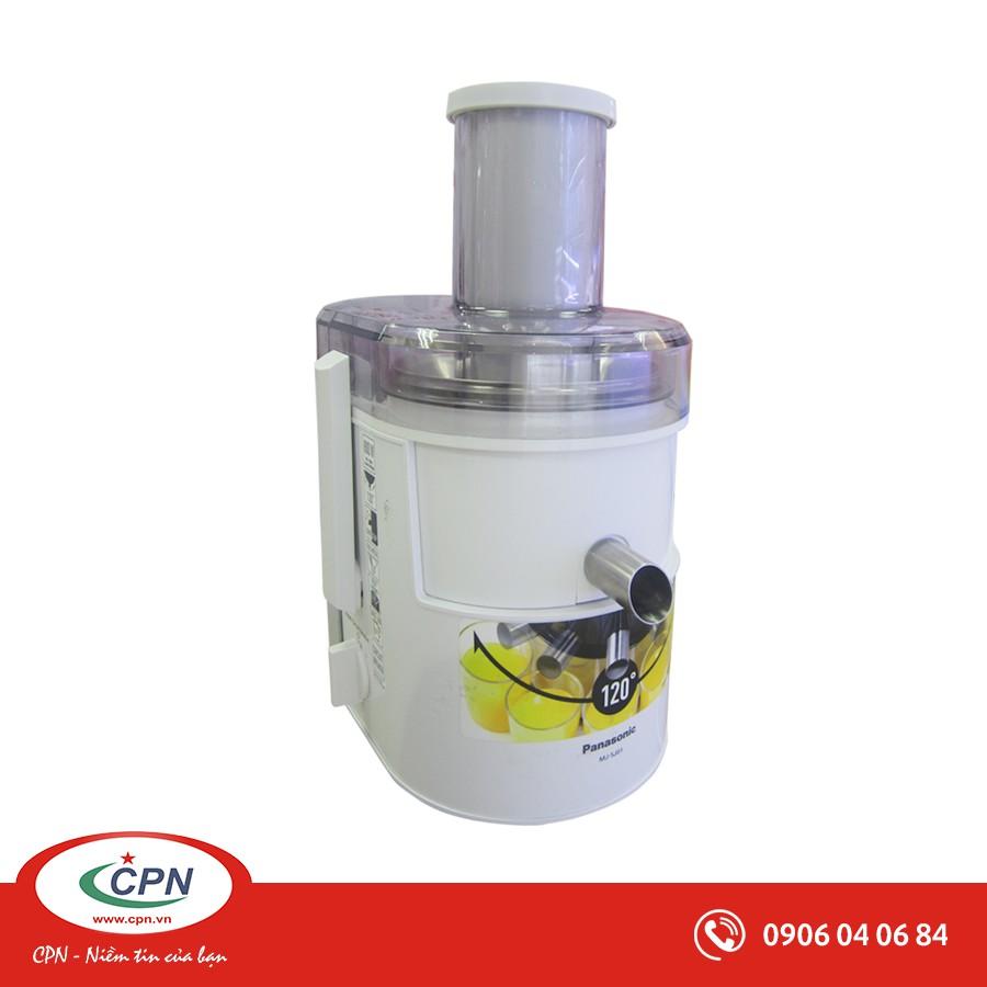 Máy ép trái cây Panasonic MJ-SJ01WRA (1.5 L, 800W, Thân nhựa cao cấp, Dao thép không gỉ, Malaysia)- Hàng chính hãng