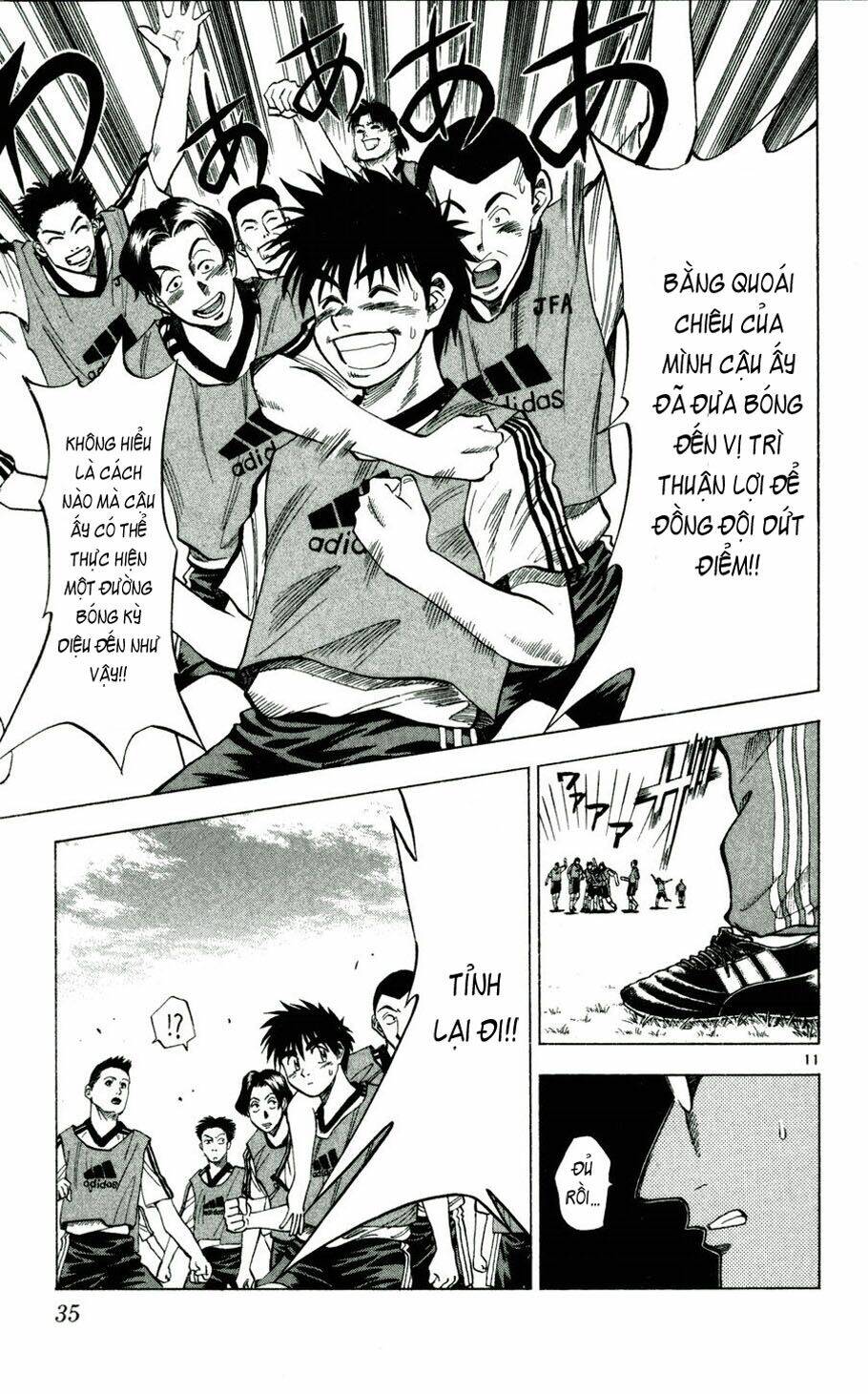 vũ điệu trên sân cỏ - fantasista chapter 37 10