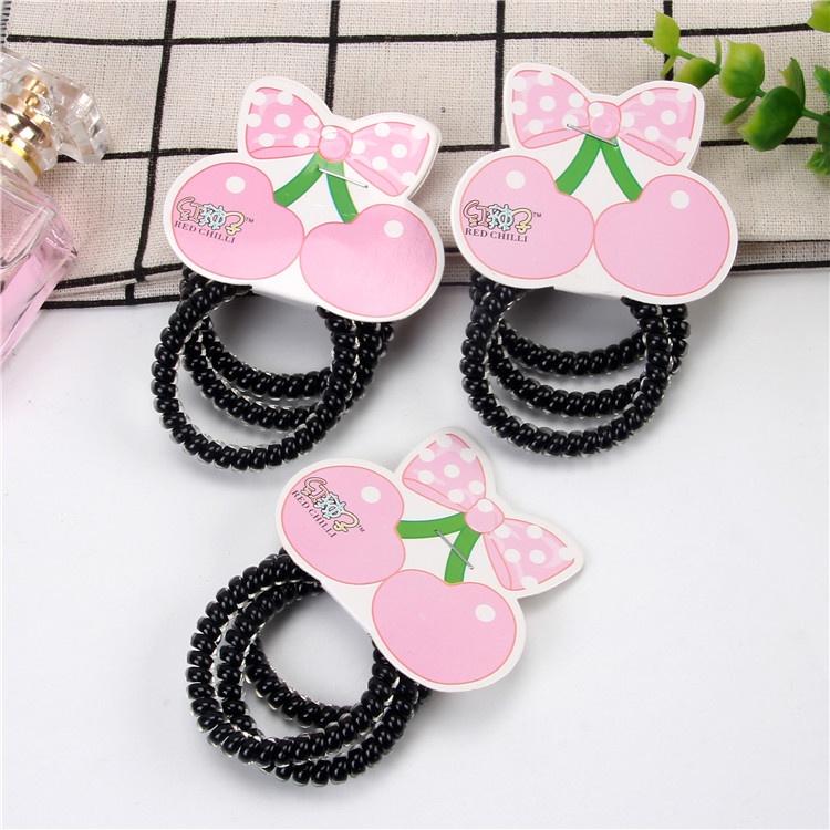 Combo 2 Dây Buộc Tóc Lò Xo, Set 3 Thun Cột Tóc Lò Xo Mẫu Mới Phong Cách Hàn Quốc