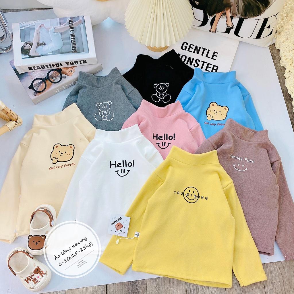 Áo giữ nhiệt LYBABY thu đông dài tay cổ cao cho bé trai AP20