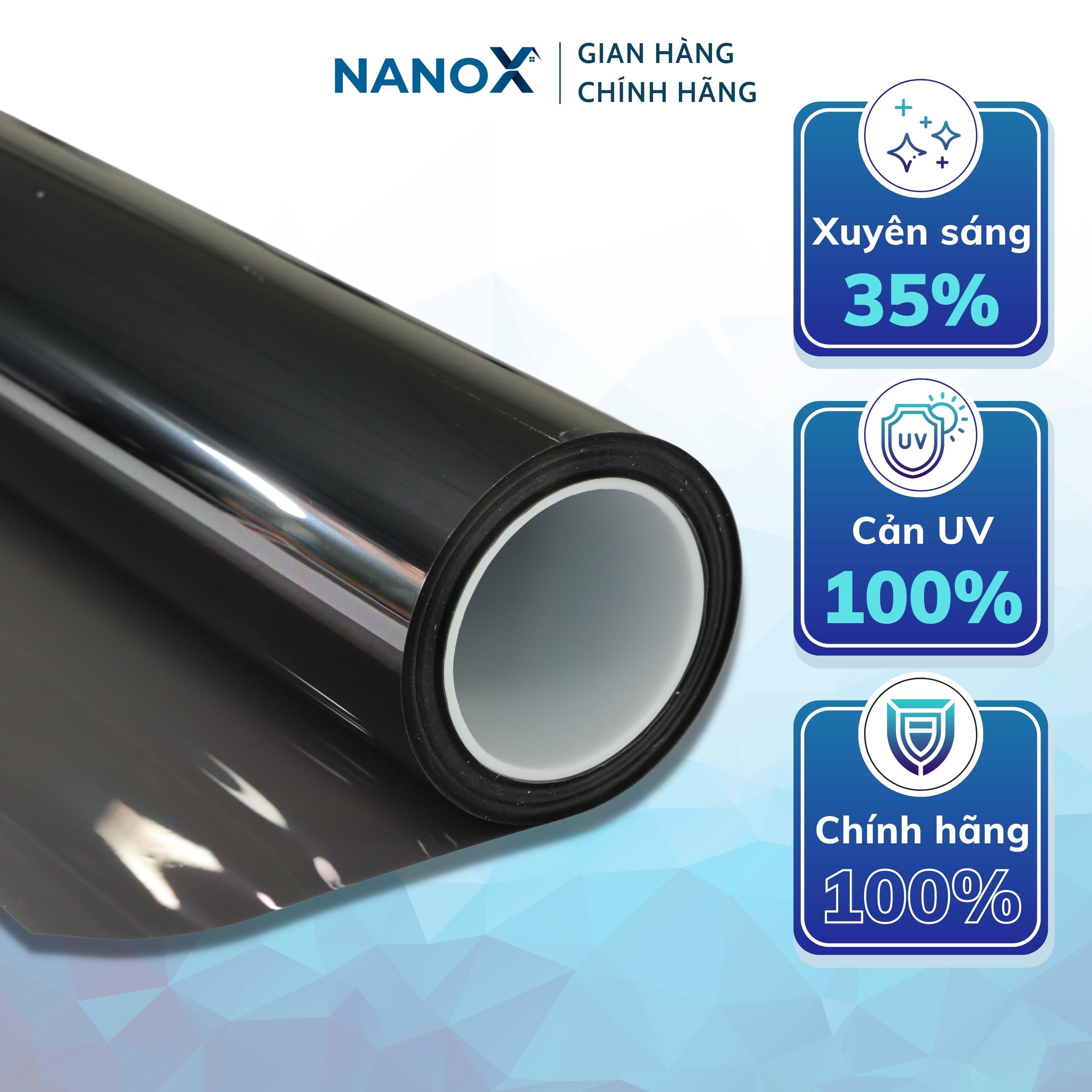 Phim cách nhiệt chống nắng &amp; chống tia UV chuyên sâu cho nhà kính NanoX B30s