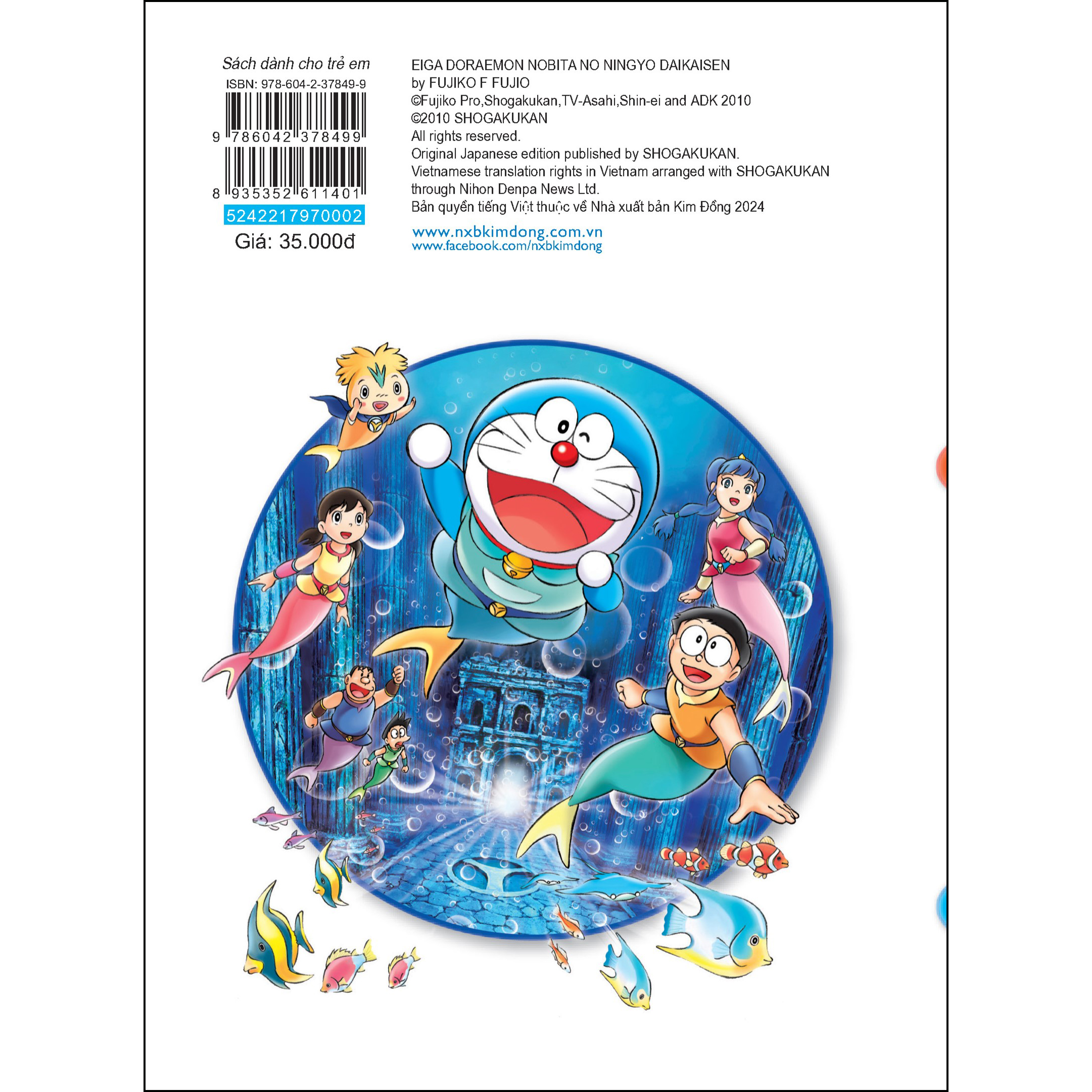 Doraemon Movie Story Màu: Nobita Và Cuộc Đại Thủy Chiến Ở Xứ Sở Người Cá