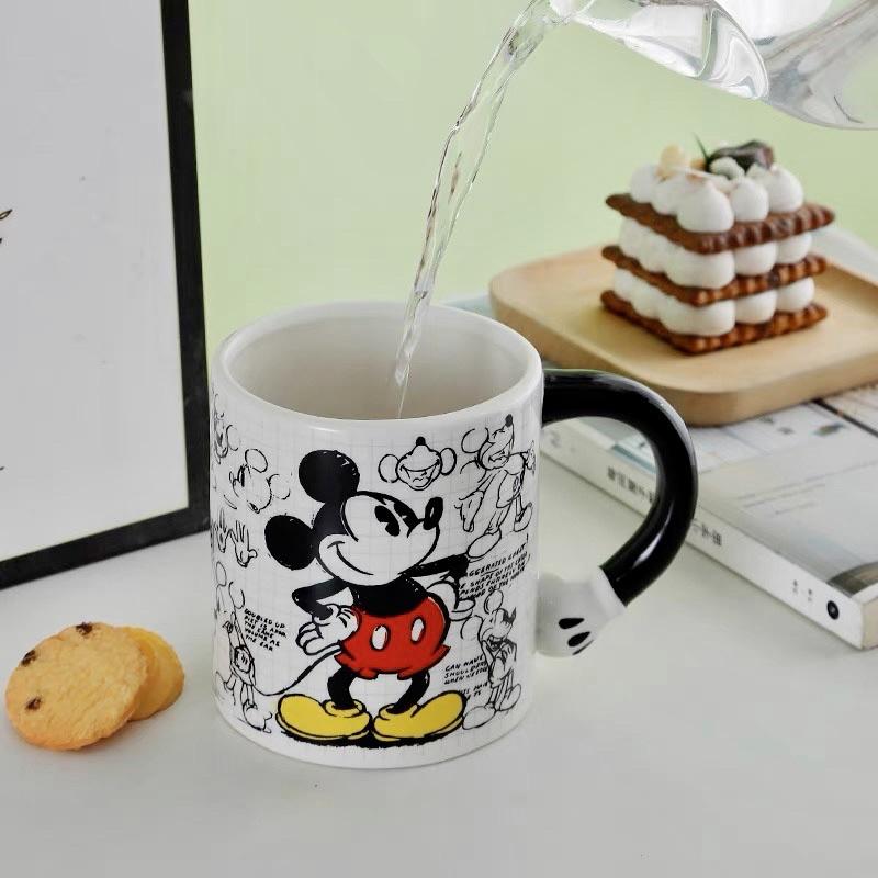 Ly cốc uống nước dễ thương vịt mickey