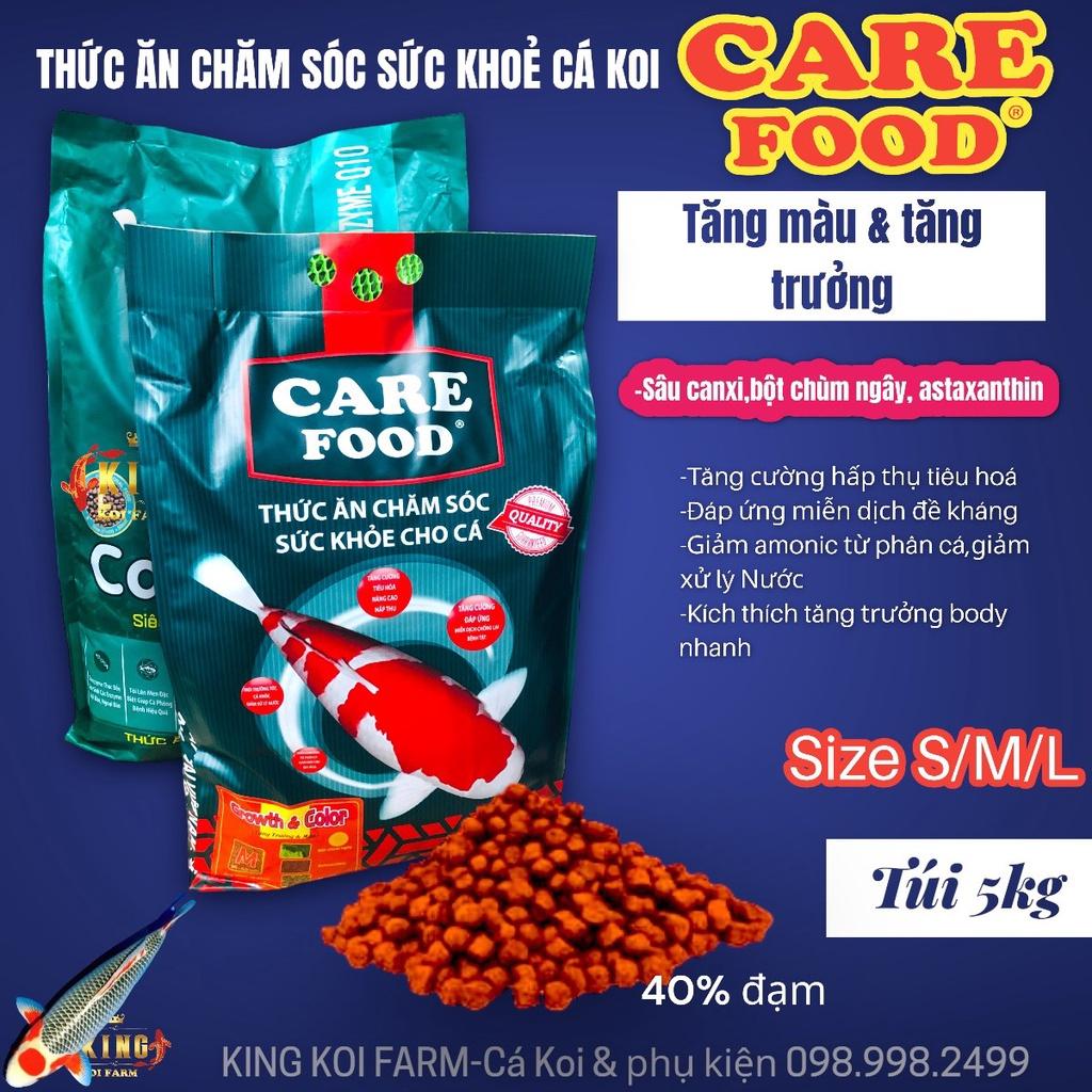 Thức ăn cá koi CAREFOOD GROWTH & COLOR hỗn hợp dạng viên Tăng Màu & Tăng Trọng  Thức ăn chuyên dụng dành cho cá