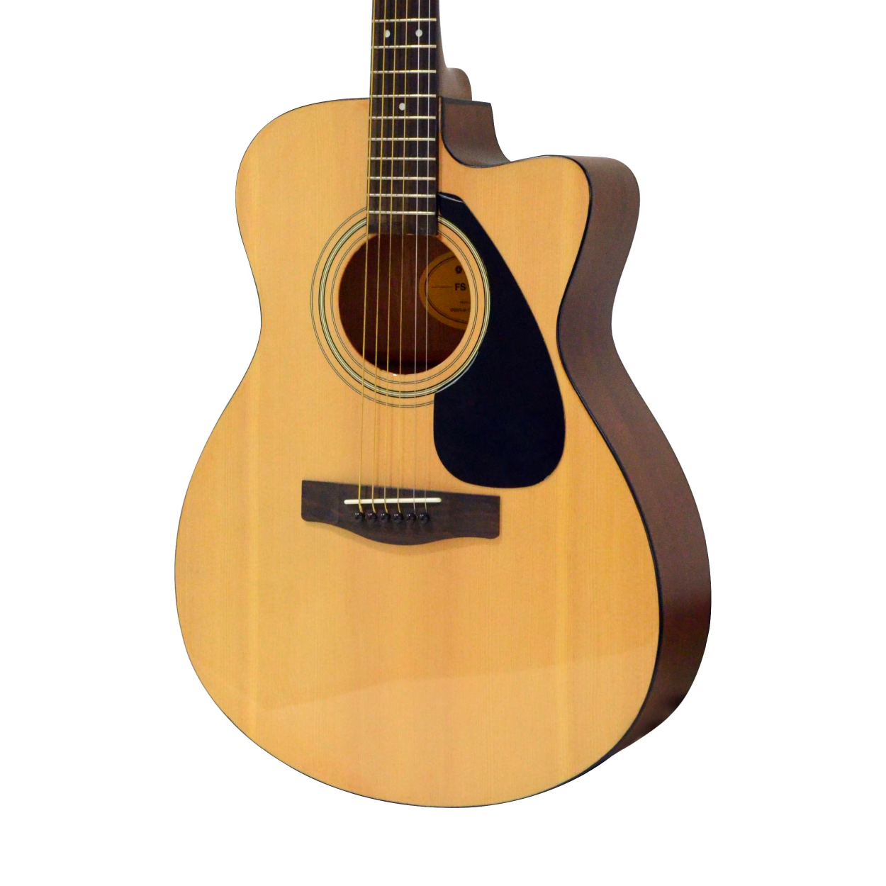 Đàn Guitar Acoustic, Guitar thùng - Yamaha FS100C - Natural, dáng hòa nhạc Cutaway, mặt đàn gỗ vân sam - Hàng chính hãng