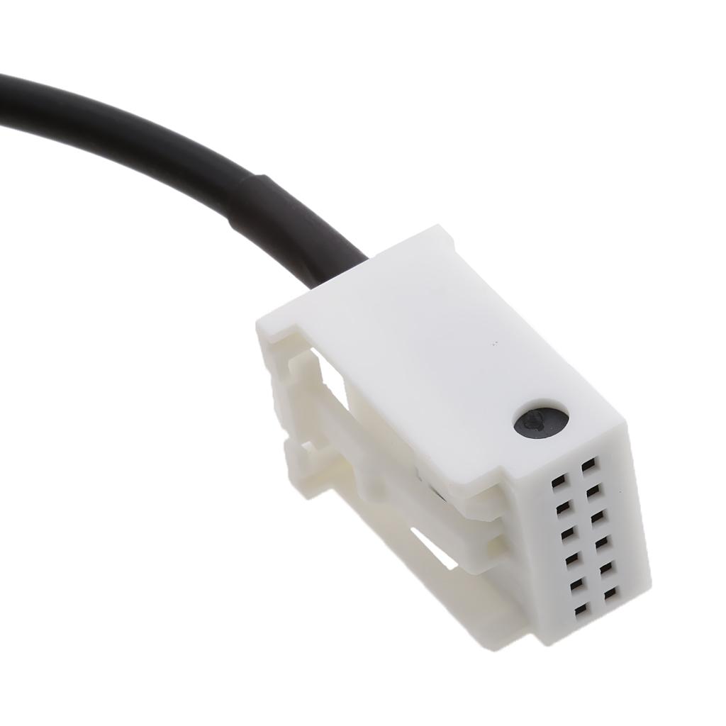 3.5mm Female AUX Auxiliary Audio Input Adapter Cable for BMW E60 E63 E64 E65 3 5 6 Serie