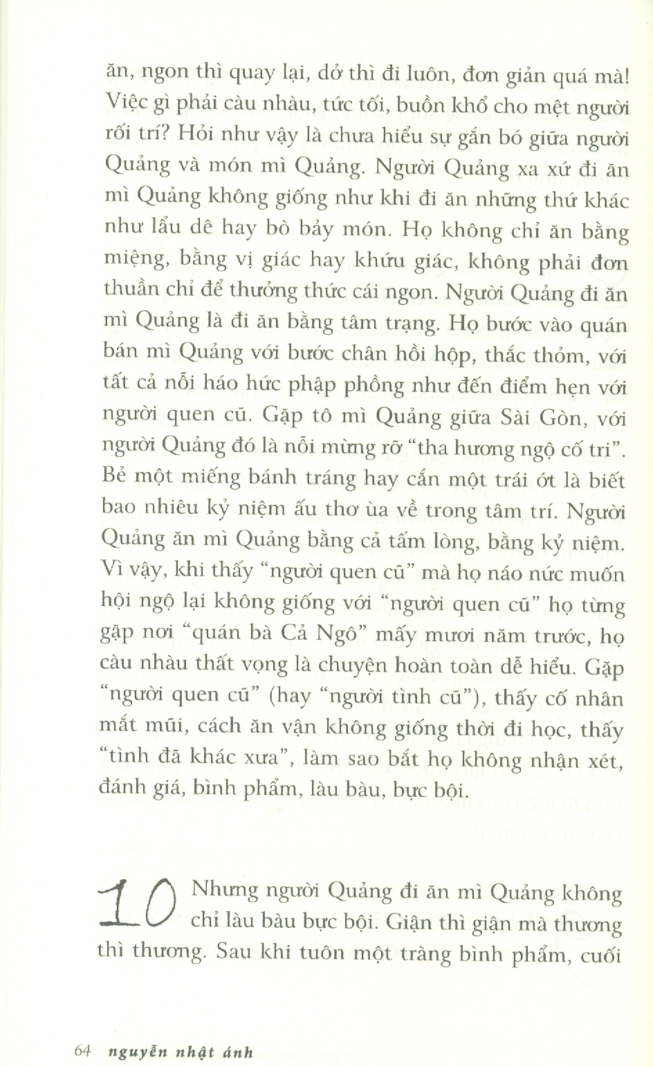 Sách Người Quảng Đi Ăn Mì Quảng - Nguyễn Nhật Ánh