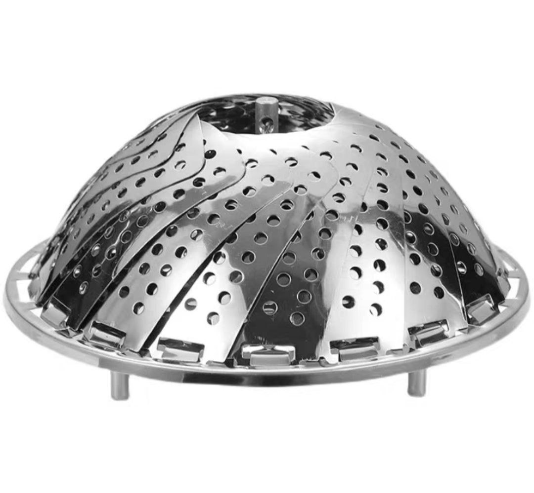 Vỉ hấp inox nồi hấp gấp gọn đa năng thông minh - dùng để hấp được tất cả các loại xoong nồi