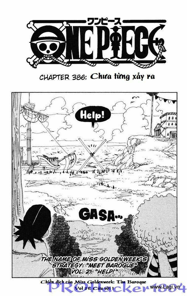 đảo hải tặc - one piece chapter 386 1