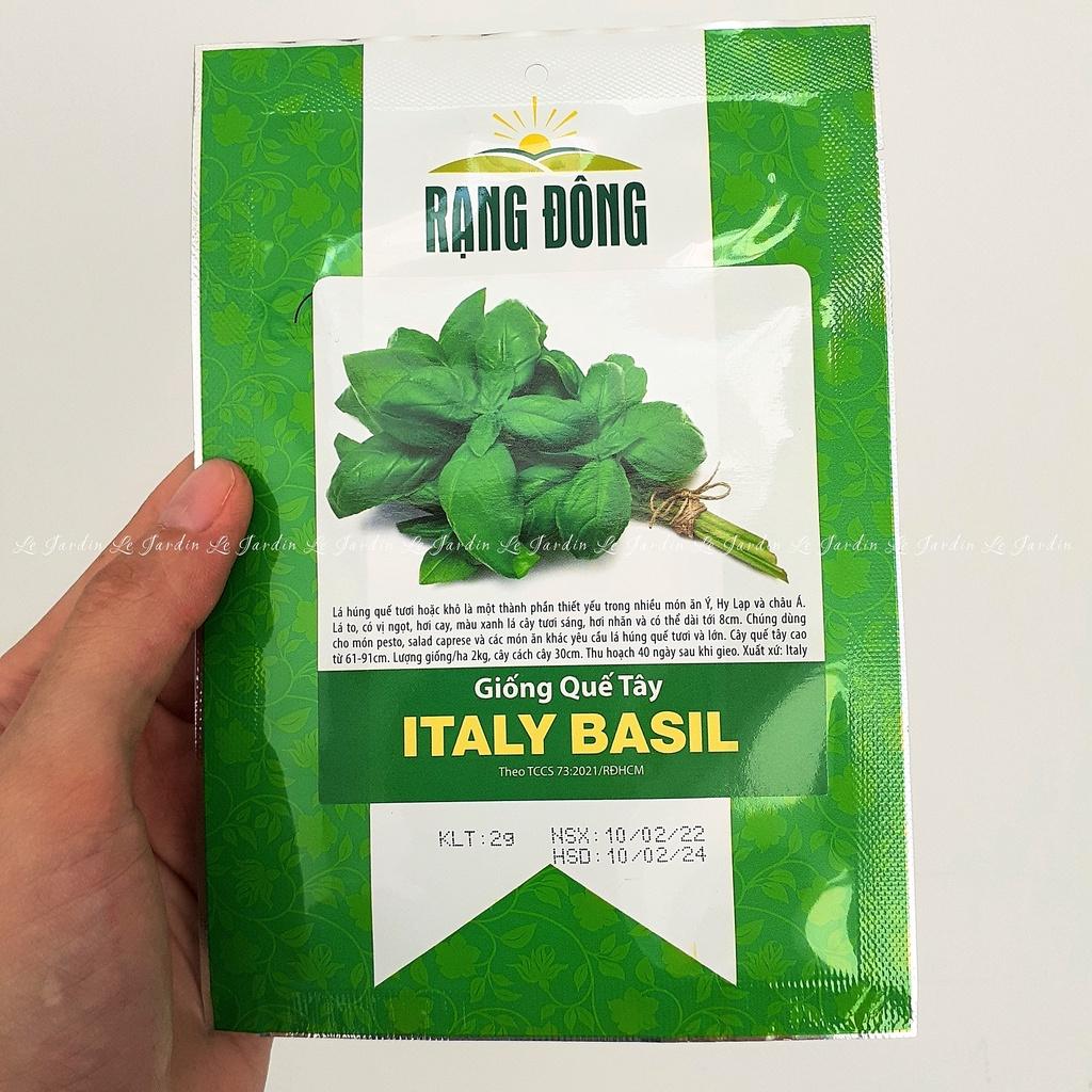 Hạt giống Basil gói 2gr - Chịu nhiệt, rất dễ trồng