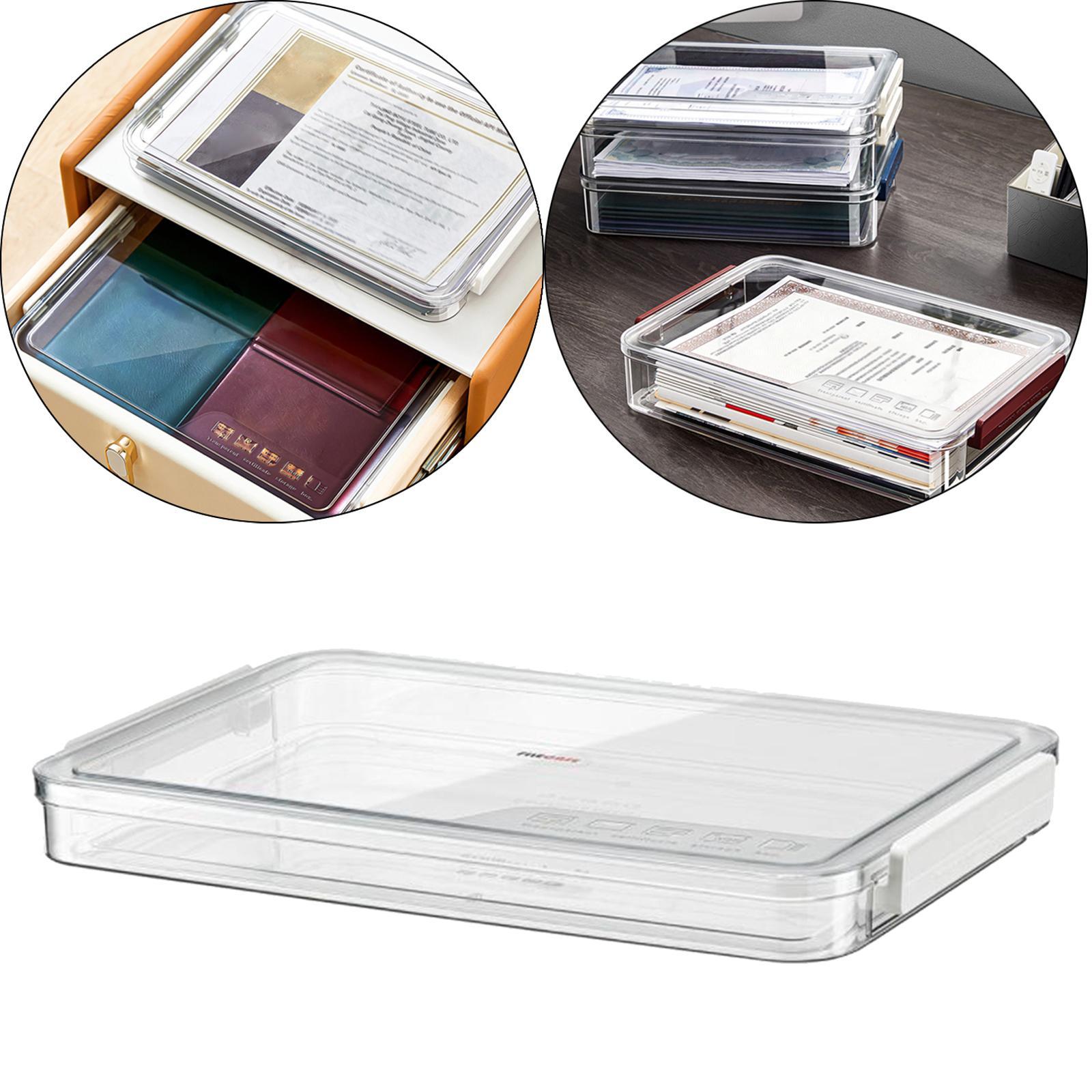 File Storage Box, File Document Storage Organizer, Letter files Storage Box, for Commercial Home Bushiness