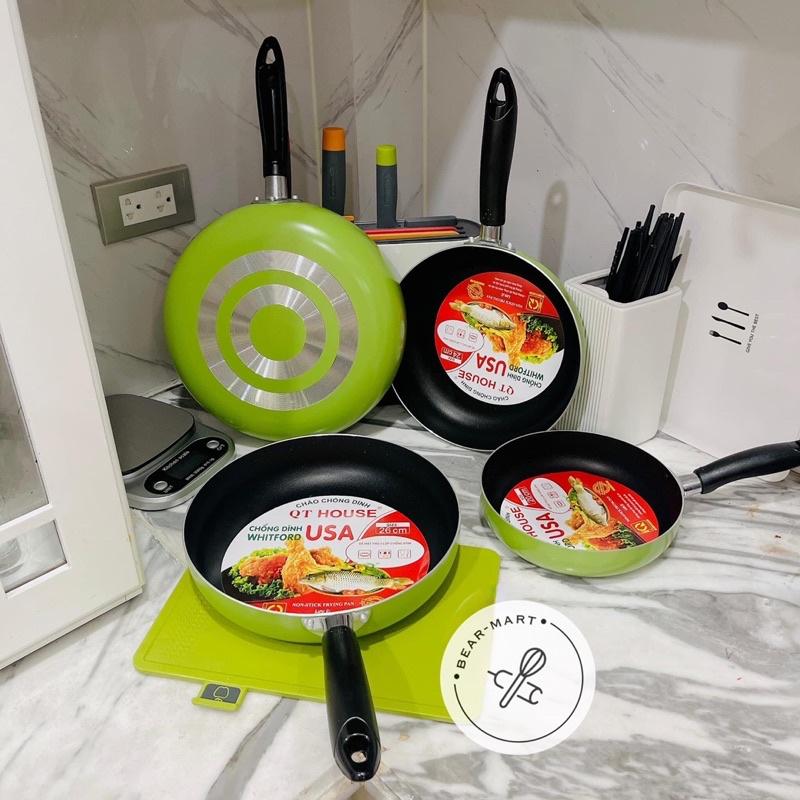Chảo Chống Dính Hợp Kim Nhôm QT HOUSE - Nhiều Size