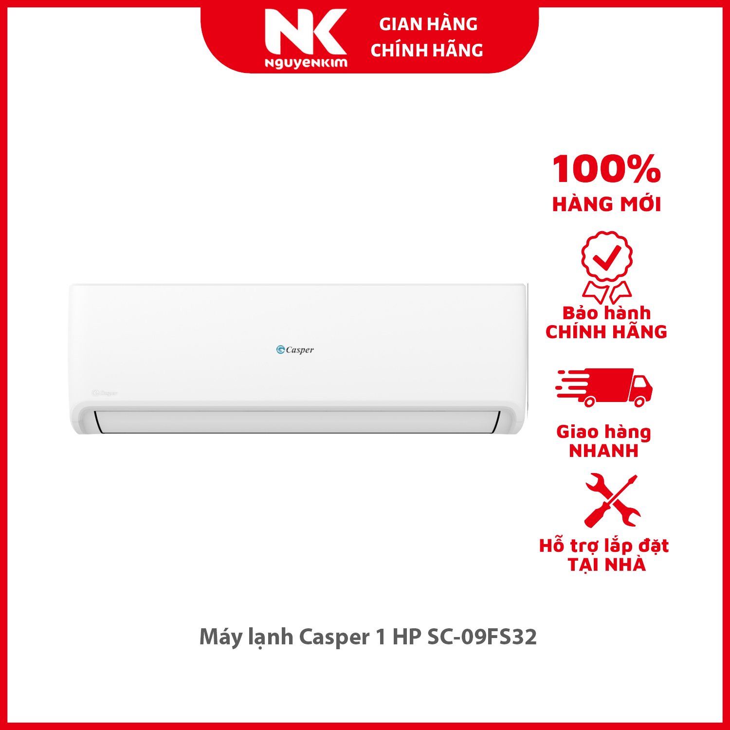 Máy lạnh Casper 1 HP SC-09FS32 - Hàng Chính Hãng